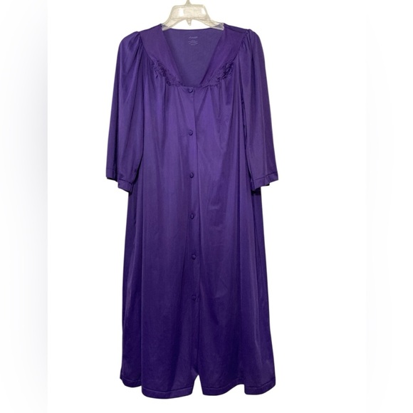 Elegant Purple Women's Nightgown - Picture 1 of 8